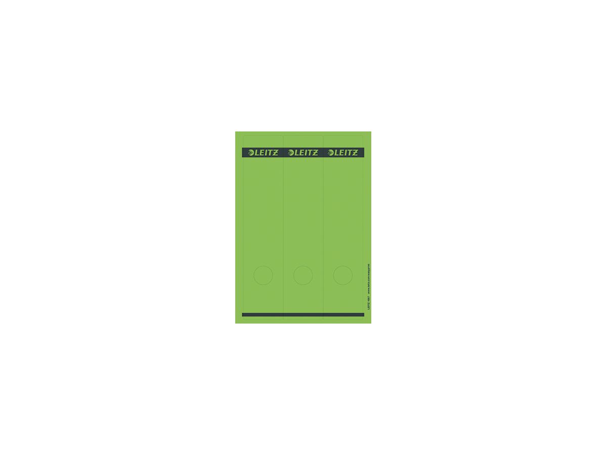 Leitz Ordneretikett 16870055 lang/breit Papier grün 75 St./Pack.