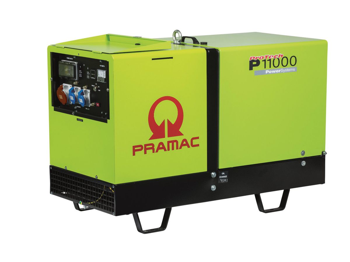 PRAMAC Stromerzeuger  P 11000, Diesel TYA ISO 230V/400V, E-Start