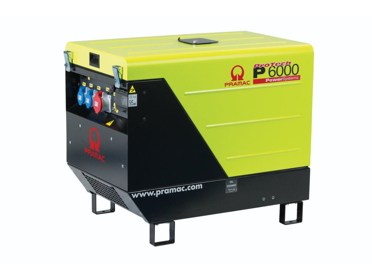 PRAMAC Stromerzeuger  P 6000, Diesel TYA ISO AVR 230V/400V, E-Start