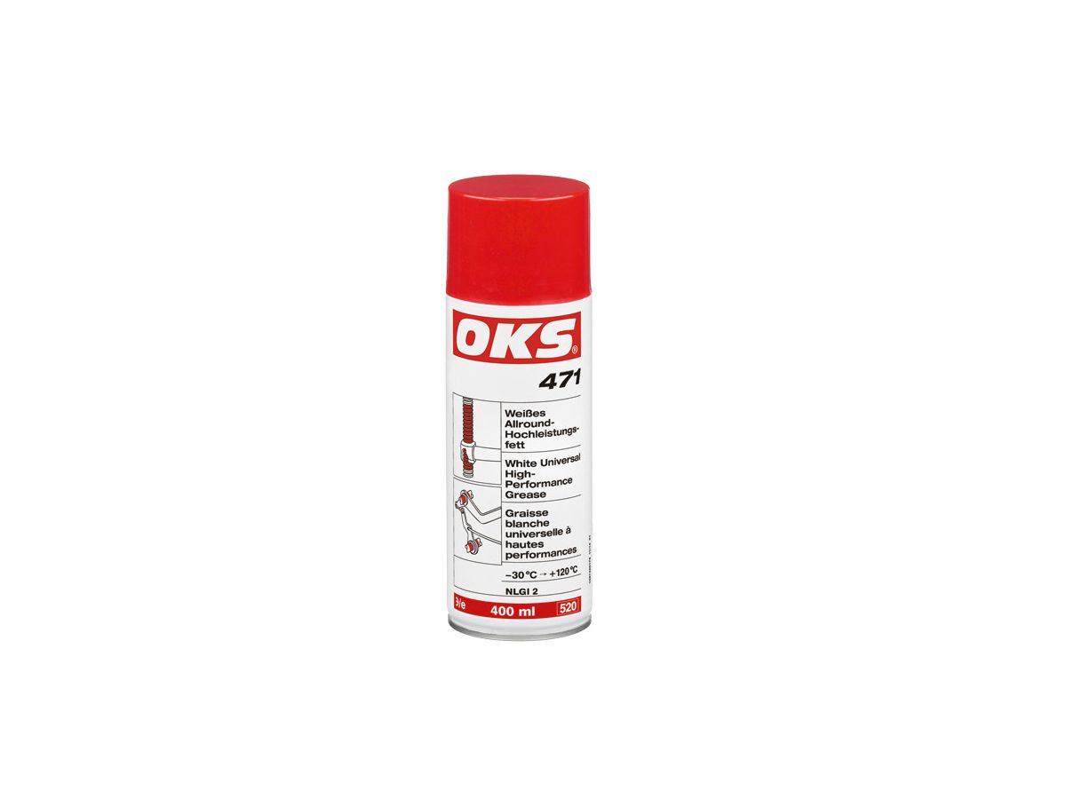 OKS 471 Allround-Hochleistungsfett Weiß, 500 ml Spray