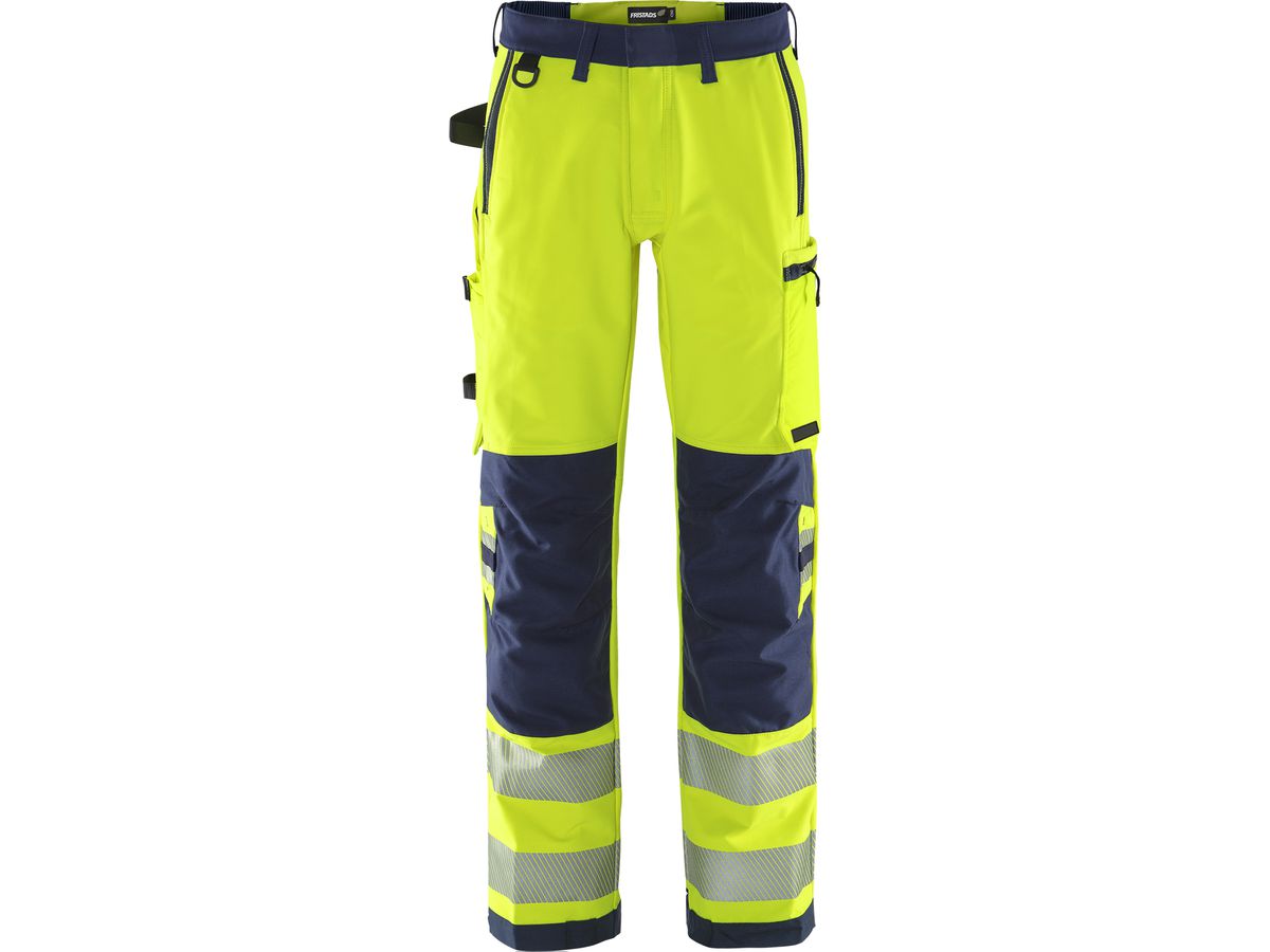 FRISTADS Green Stretch-Hose Kl. 2 Kl.1 Gr.4XL hi-vis glb/marine,133269-171