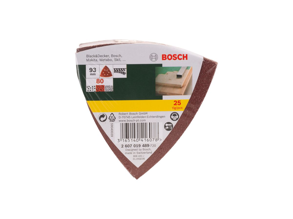 BOSCH Prom_26 PDA-Blätter Korund K80