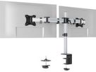 Monitor Halterung SELECT 2 Monitore bis 27" je 8kg Tischklemme
