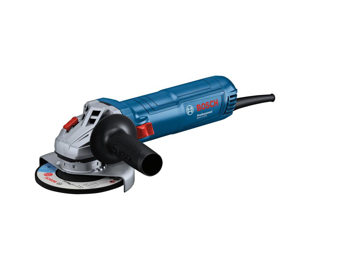 BOSCH Winkelschleifer GWS 12-125, SDS-Click Mutter, im Karton