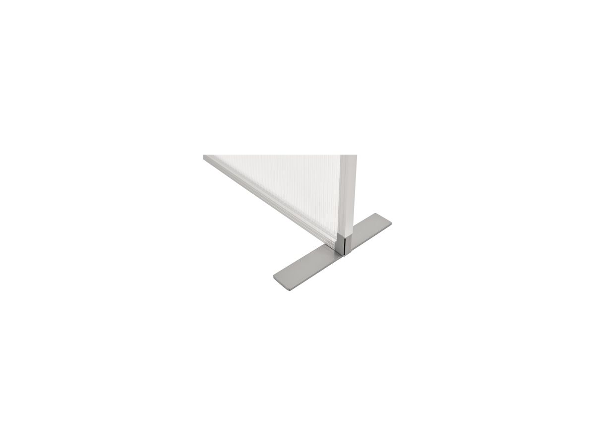 magnetoplan Raumteiler 1103880 100x180x50cm transparent