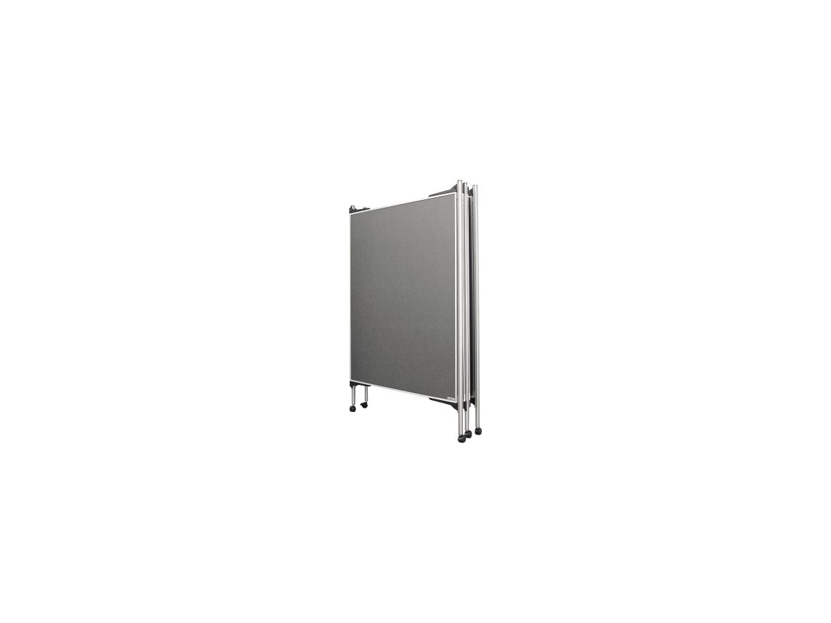 magnetoplan Präsentationswand 1101007 120x150cm 4teilig grau