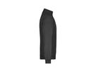 JN Round-Neck Zip JN352 100%BW, black, Größe L