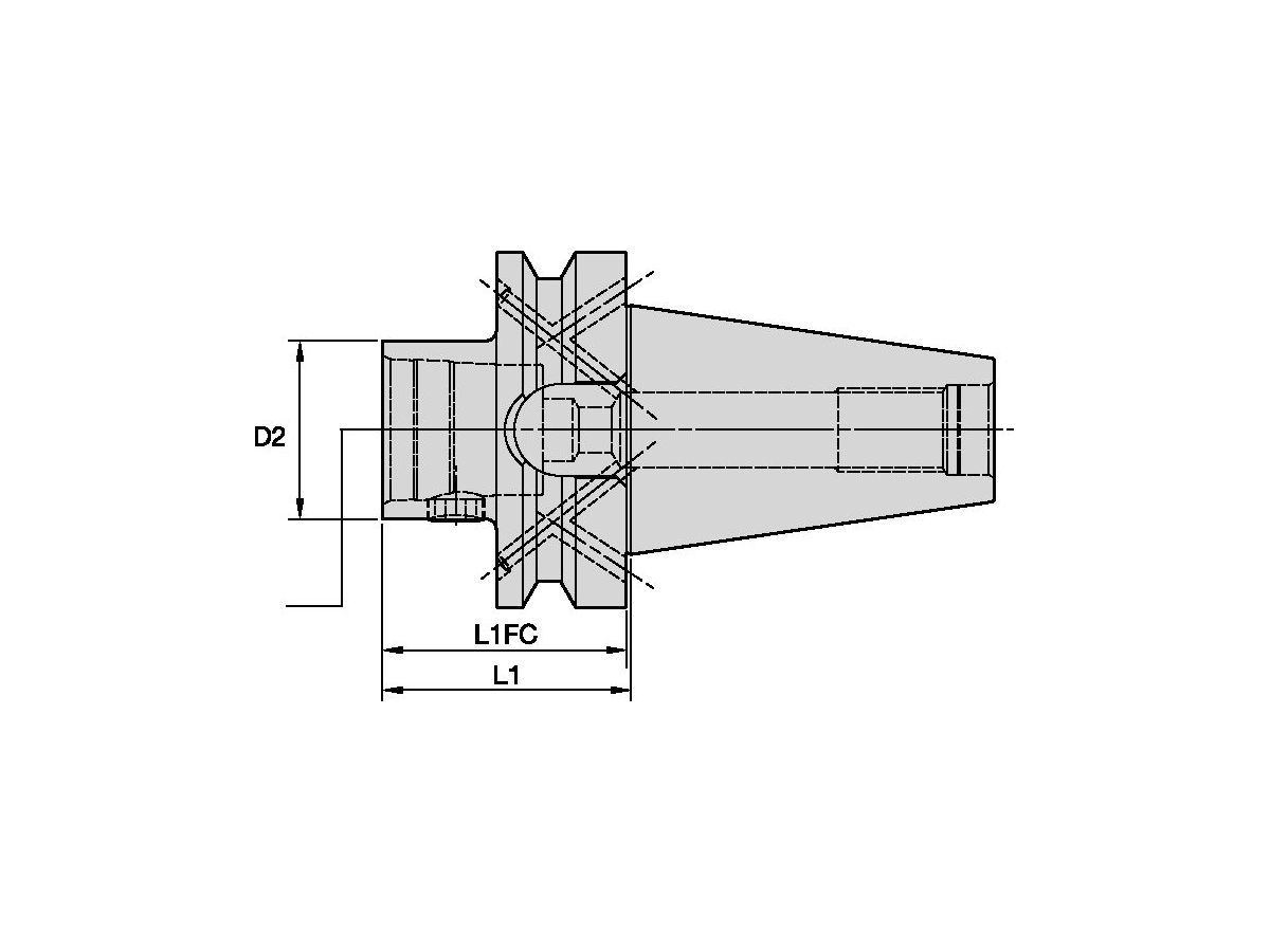 ERICKSON BTKV40BKM32050M BT40 FACE CONTACT FORM B - KM32