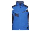JN Workwear Vest JN822 65%PES/35%BW, royal/navy, Größe 6XL