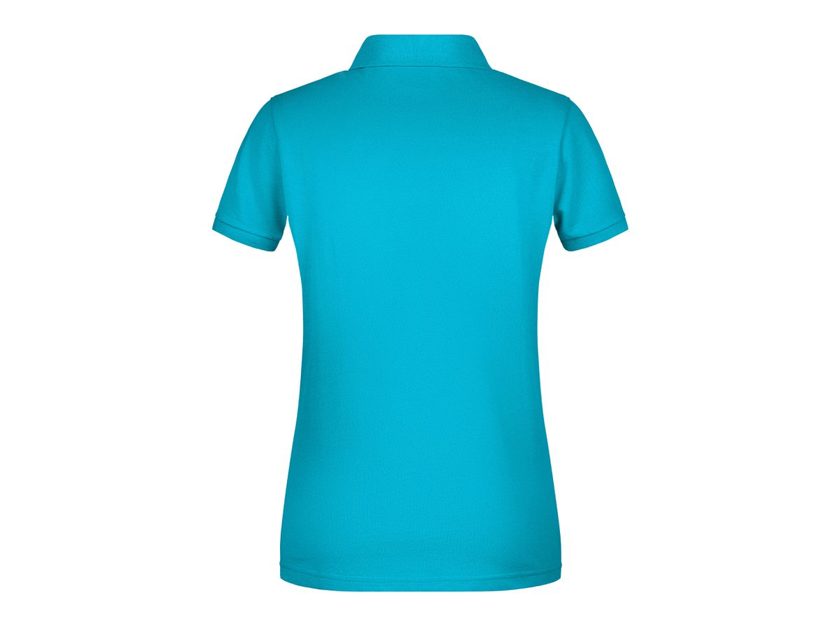 JN Ladies' Basic Polo 8009 turquoise, Größe XXL