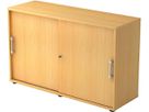 Schiebetürenschrank 1200x400x748 Buche/Buche