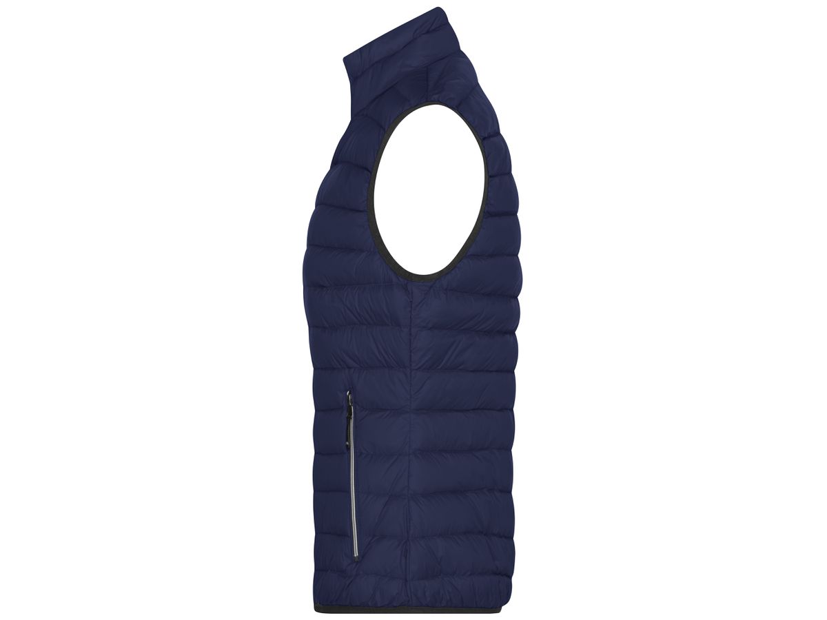 JN Ladies' Down Vest JN1137 navy/silver, Größe S