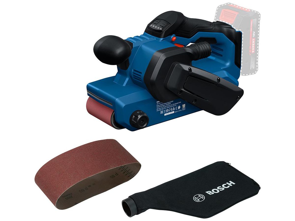 BOSCH Akku-Bandschleifer GBS 18V-75 solo, in L-BOXX