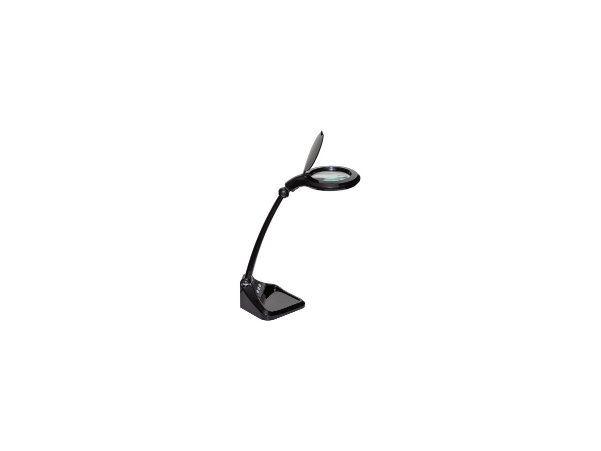 MAUL LED-Lupenleuchte MAULiris 8261290 LED 7W schwarz