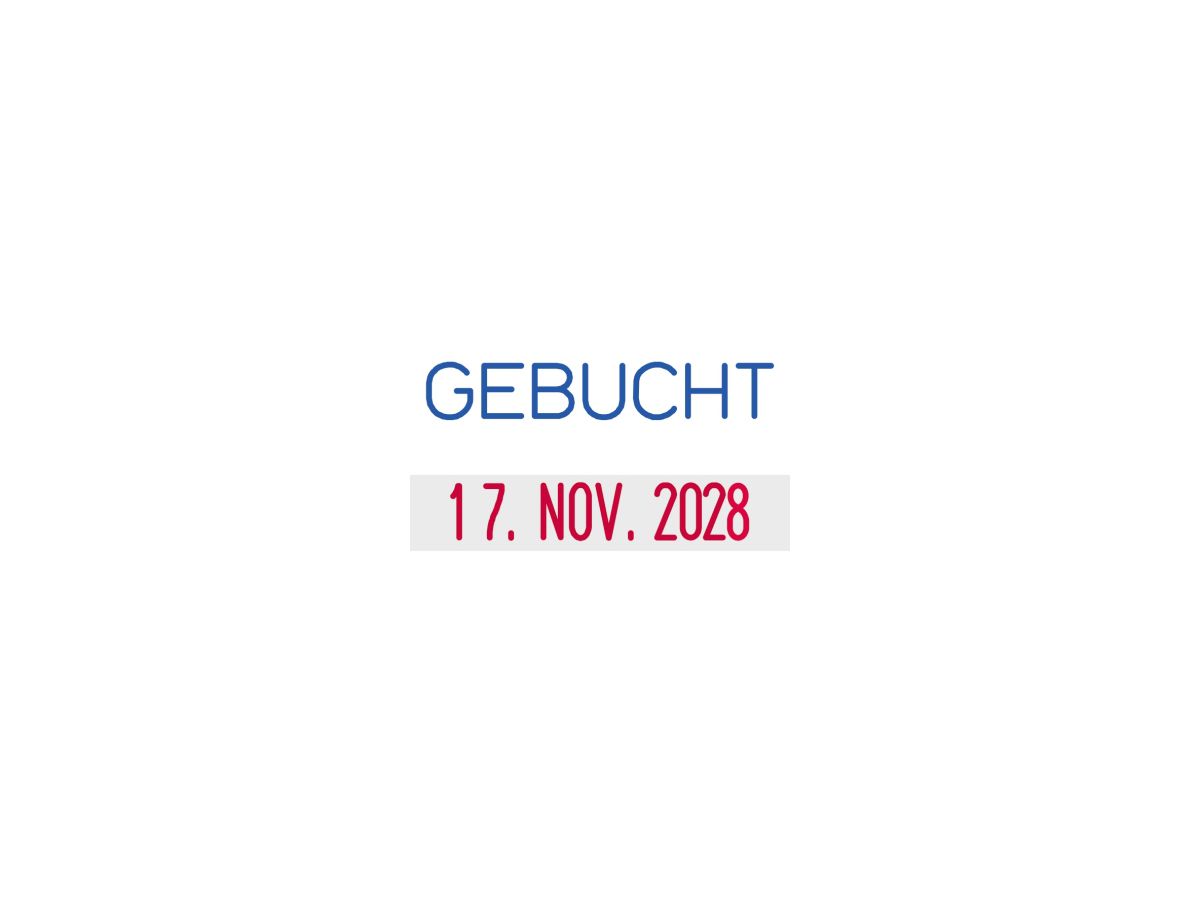 trodat Datumstempel Printy-Dater 4850/L7 76650 23x12mm GEBUCHT sw
