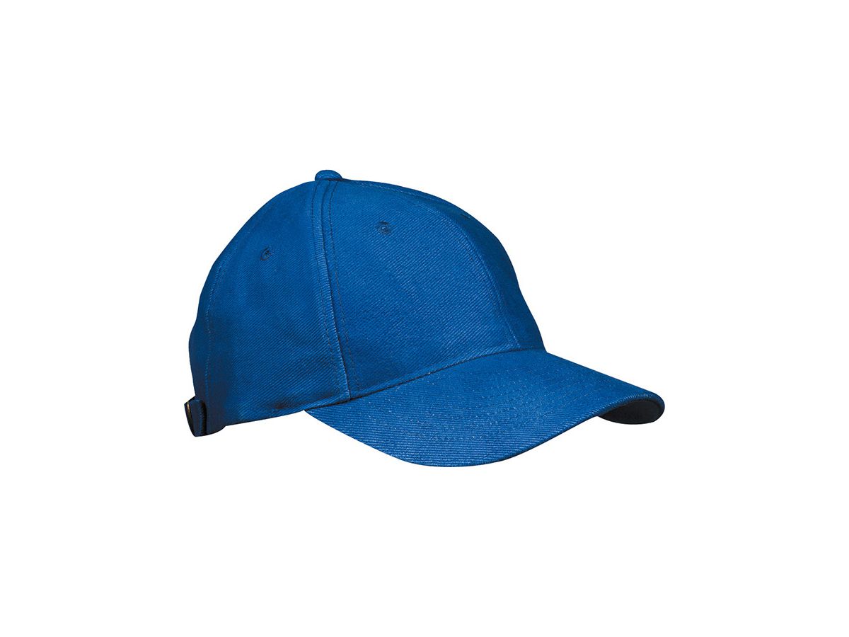 mb 6 Panel Cap laminated MB016 100%BW, royal, Größe one size