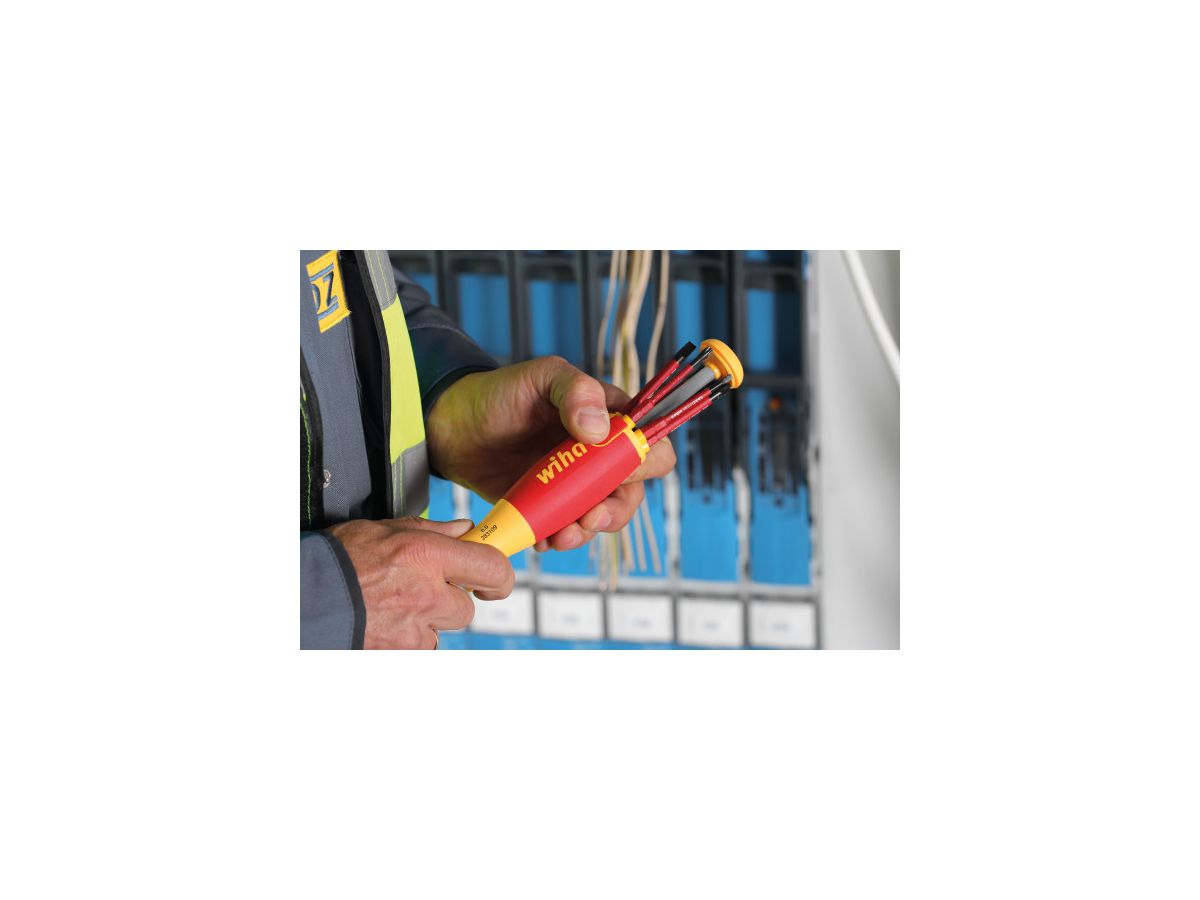 WIHA Schraubendreher 2831-09021 VDE-Bitmagaziner 38611
