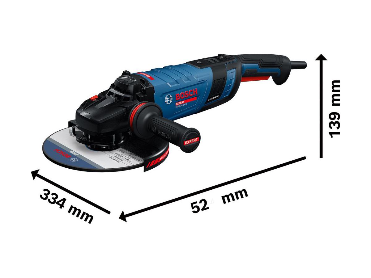 BOSCH EXPERT Winkelschleifer EXWS30-230B im Karton