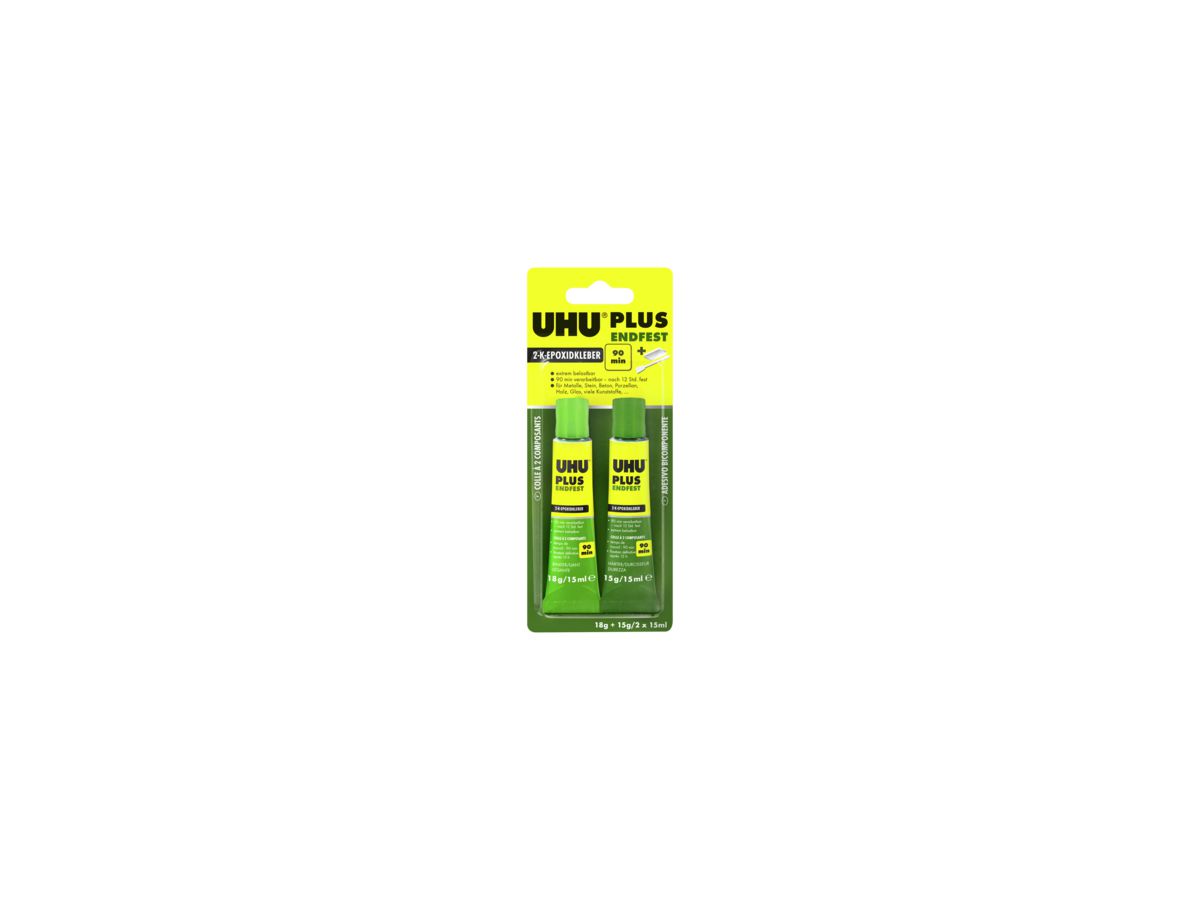 UHU Zweikomponentenkleber PLUS ENDFEST 45670 33g