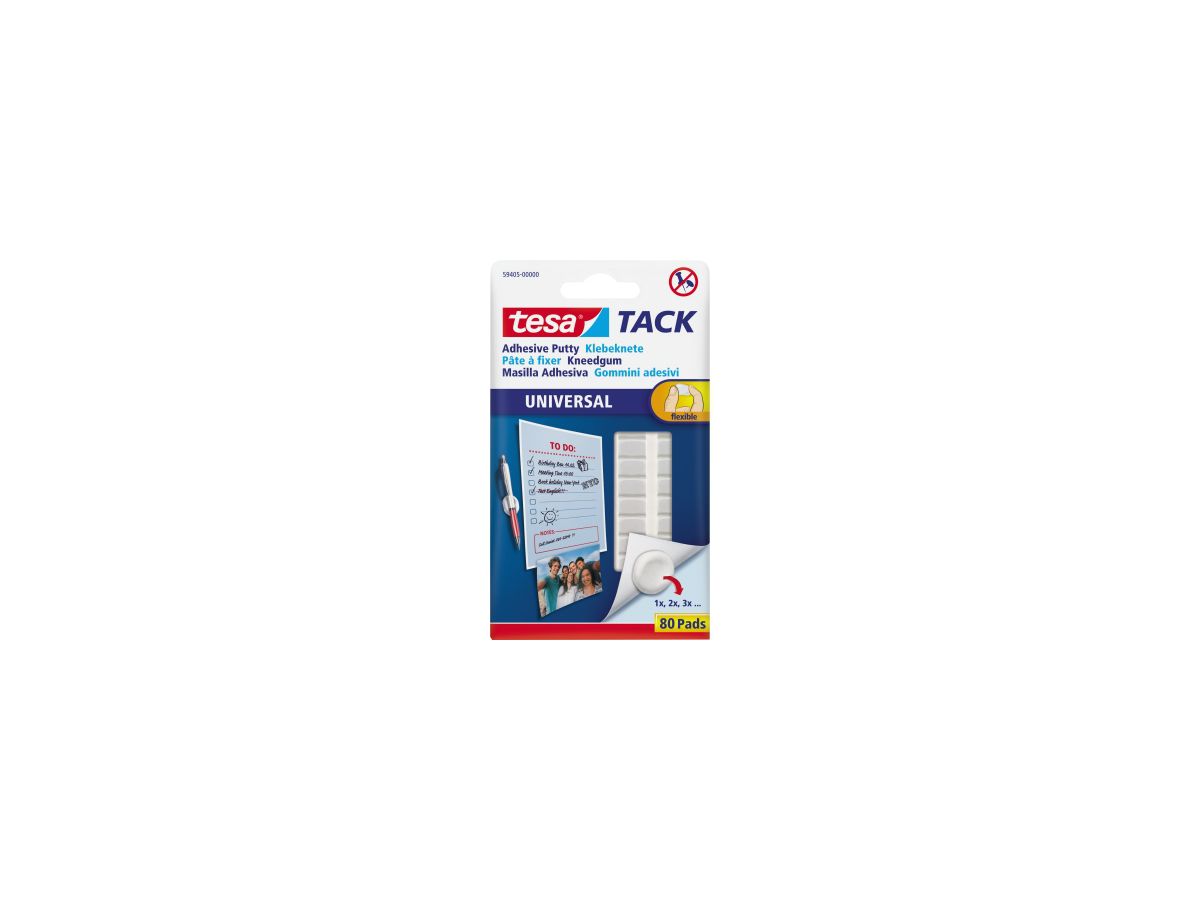 tesa Klebeknete TACK 59405-00000-00 repositionierbar 80 St./Pack.