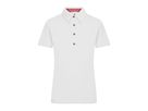JN Ladies' Traditional Polo JN715 white/red-white, Größe XL