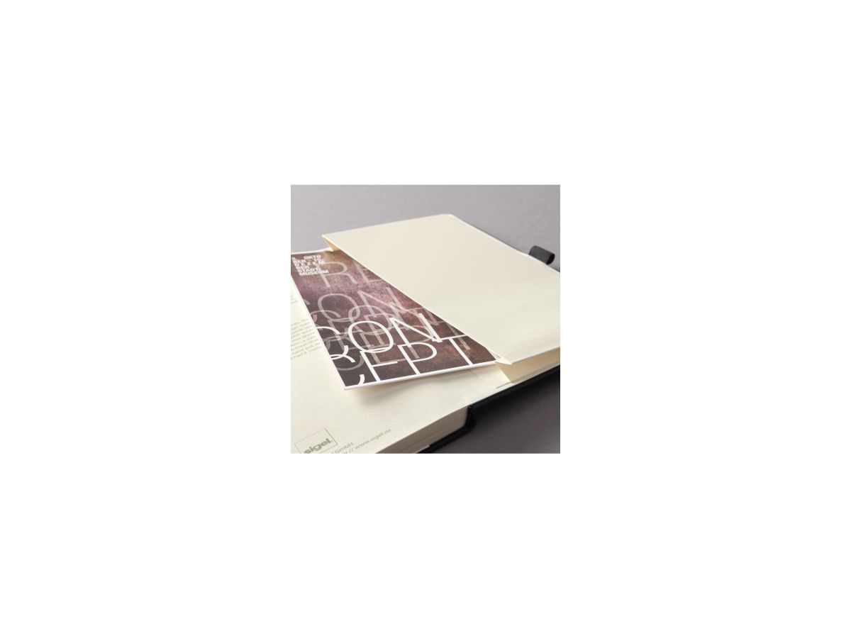 Sigel Notizbuch CONCEPTUM CO316 187x270mm Softcover 194S. kar. bl