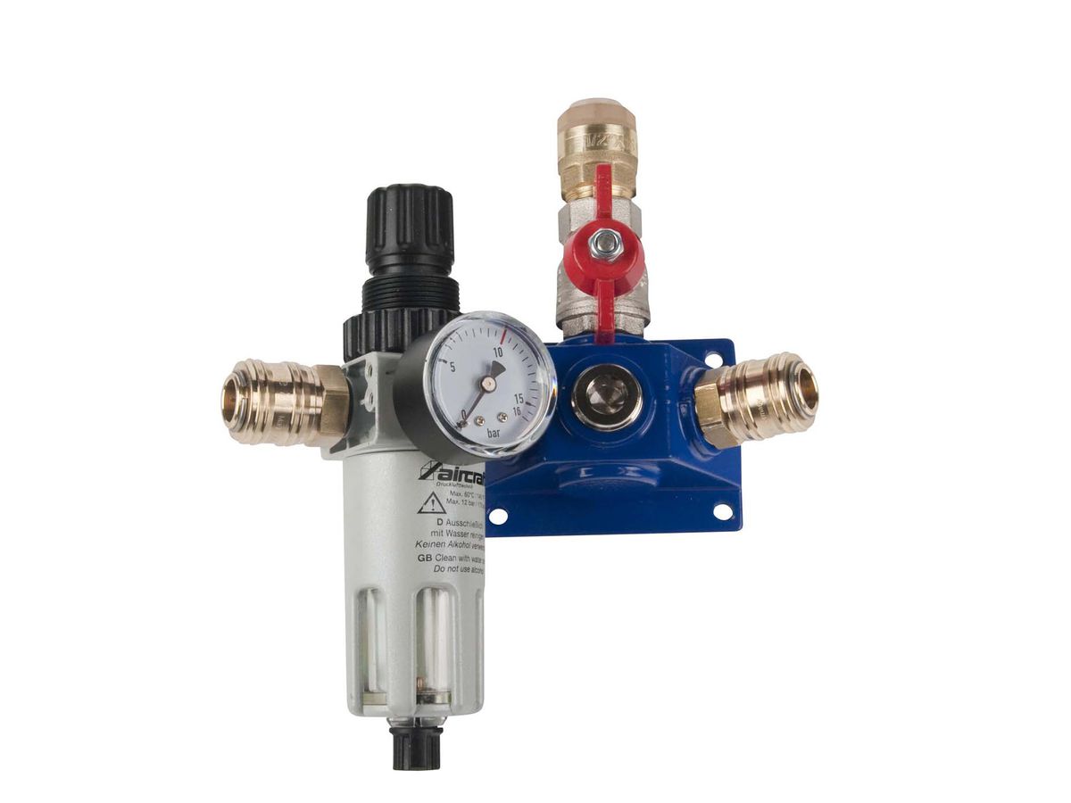 Endverteilerdose mit 2 Einhand- kupplungen