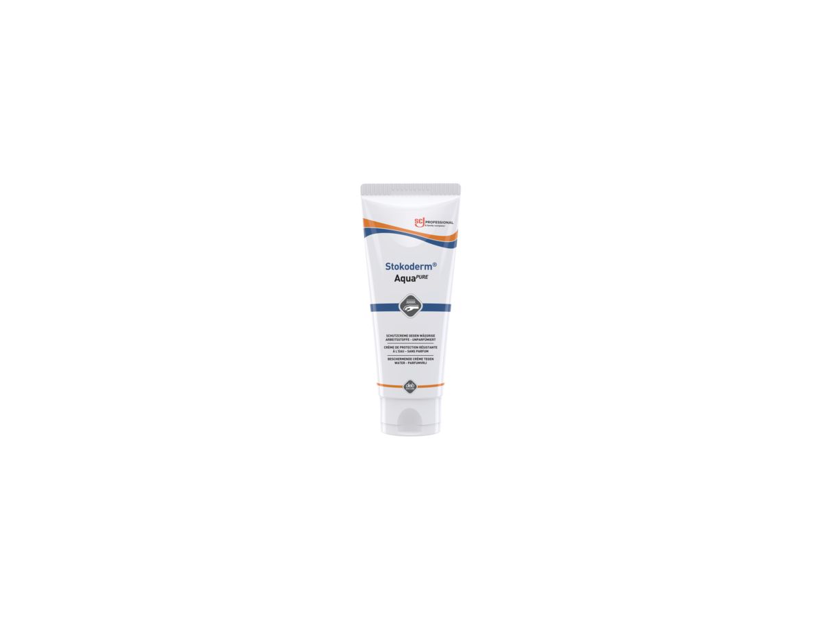 STOKODERM Aqua Pure Schutzcreme 100 ml Tube