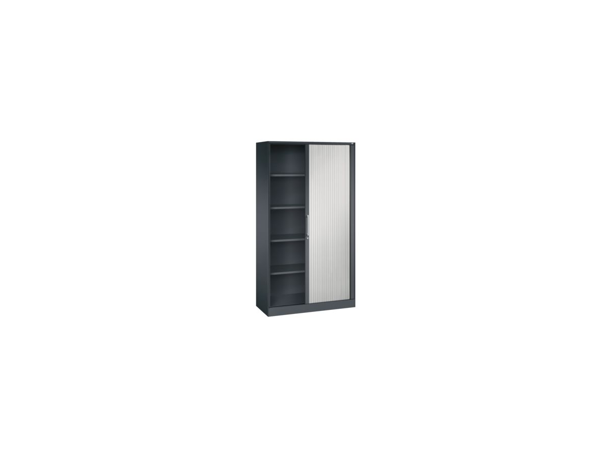 C+P Aktenschrank 143002000S10026 5OH 1980x1000x435mm sgr/lgr
