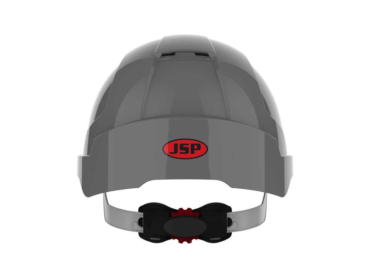 JSP Schutzhelm EVO3 AJF170 belüftet, mit Schirm, grau