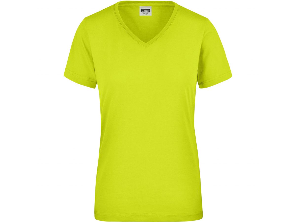 JN Ladies' Signal Workw. T-Shirt JN1837 neon-yellow Gr. XL