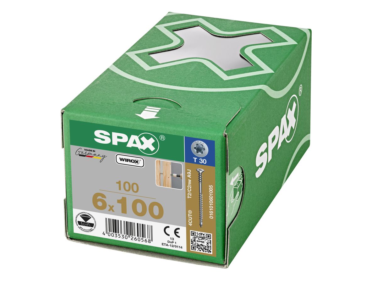 SPAX Justierschraube Flachkopf T-STAR+