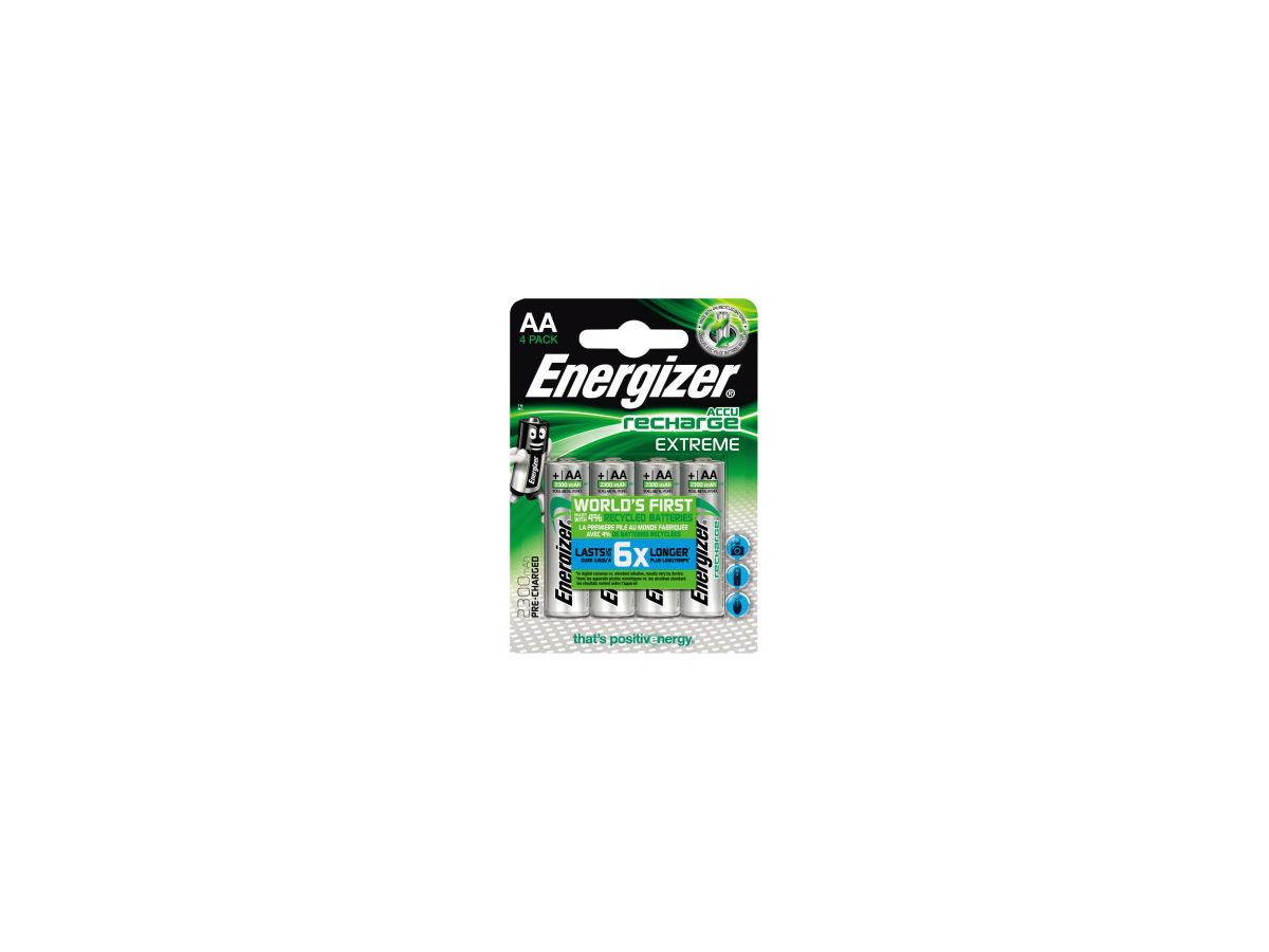Energizer Akku Recharge Extreme E300624600 AA/HR6 4 St./Pack.