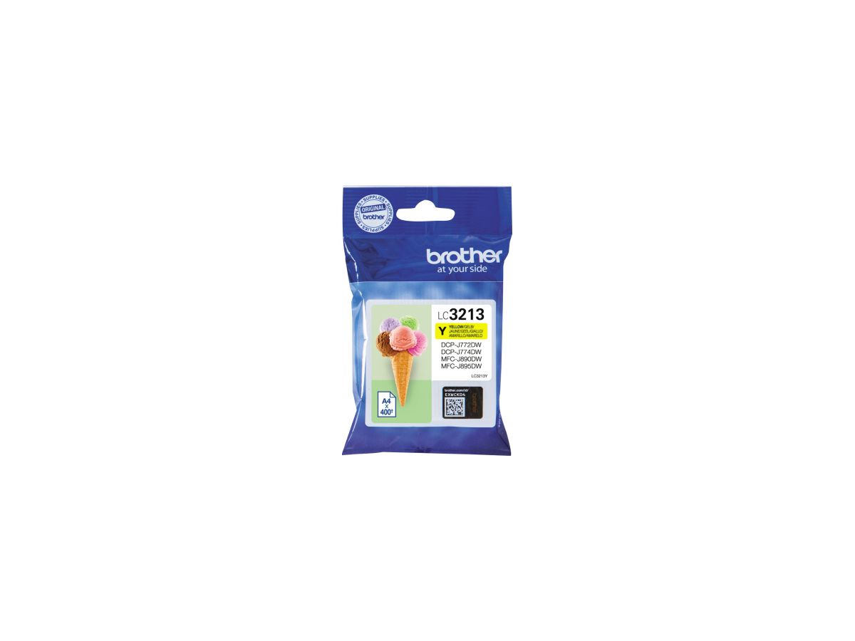 Brother Tintenpatrone LC3213Y gelb