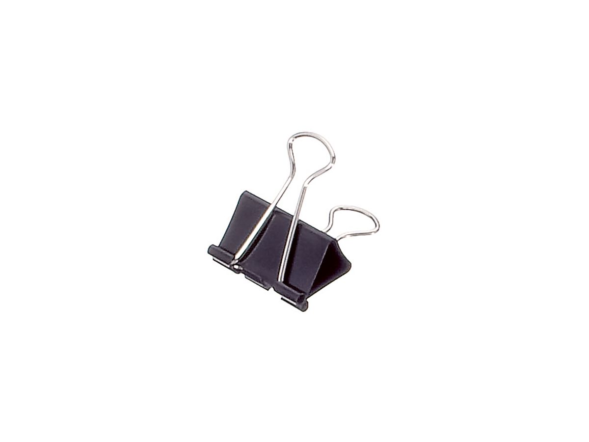 Soennecken Foldbackklemmer 1565 32x13mm schwarz 12 St./Pack.