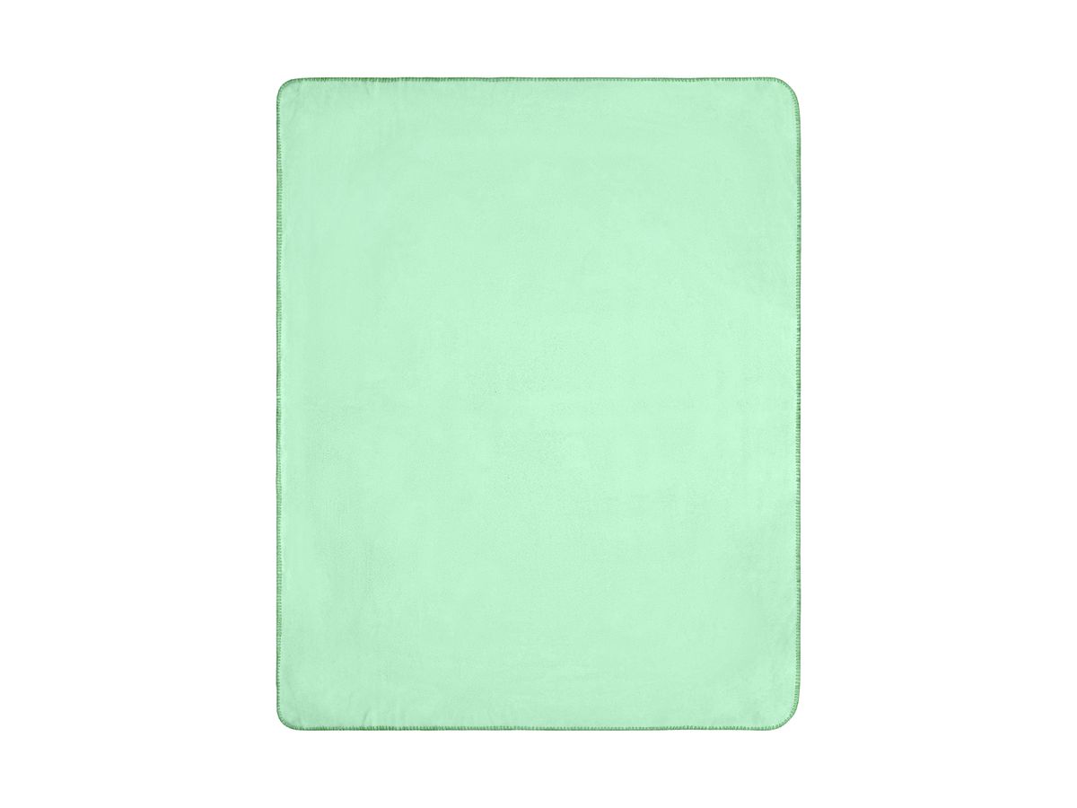 JN Fleece Blanket JN1901 soft-green/green, Größe one size