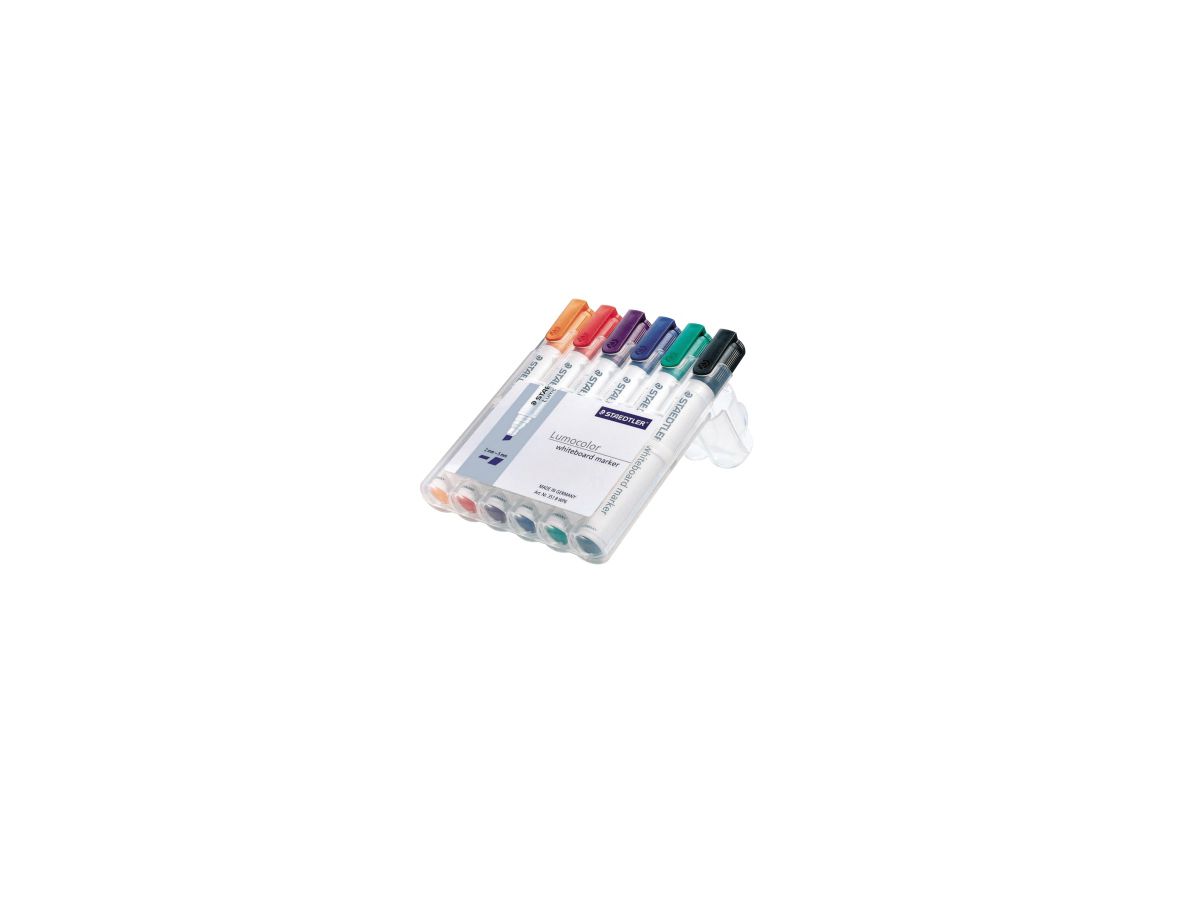 STAEDTLER Whiteboardmarker Lumocolor 351 B WP6 6 St./Pack.