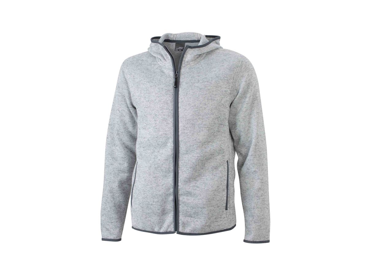 JN Mens Knitted Fleece Hoody JN589