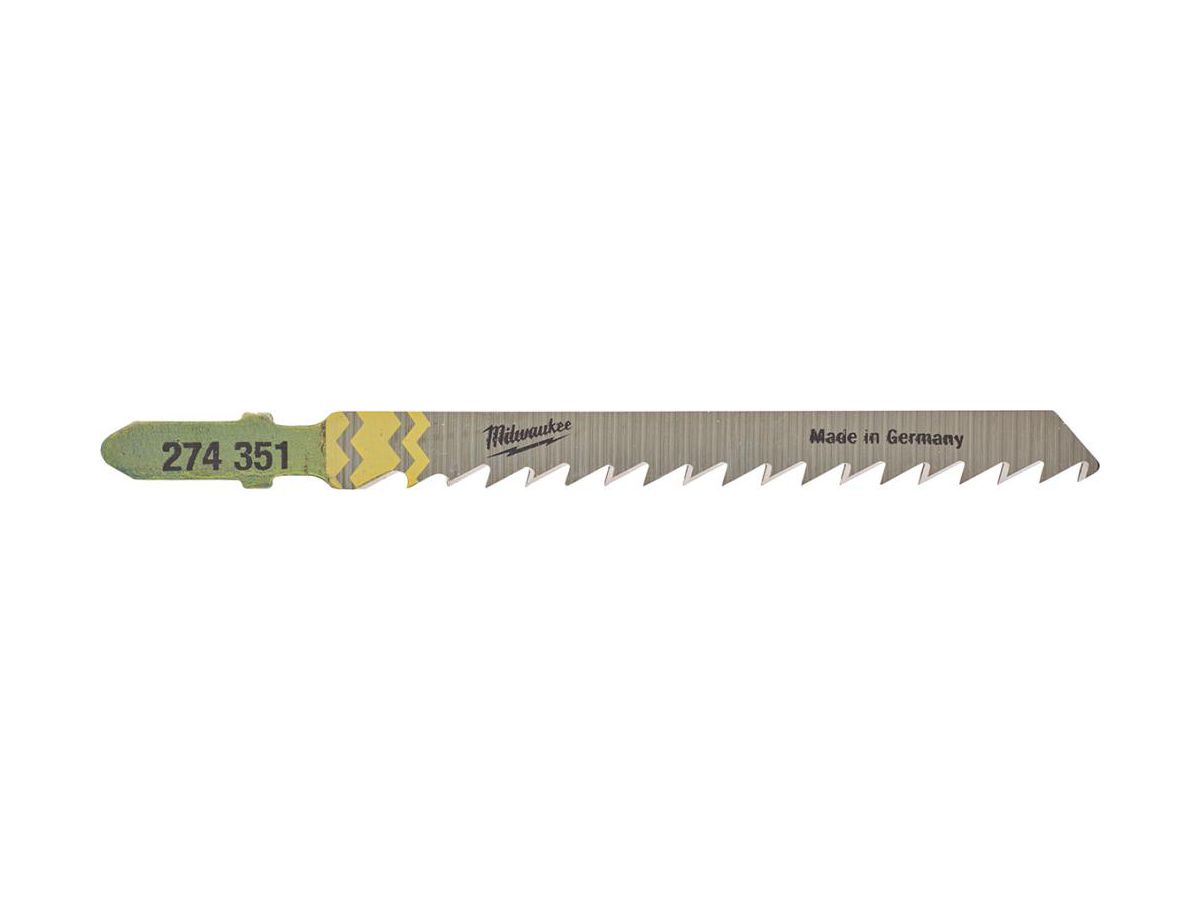 MILWAUKEE Stichsägeblatt T101D 75 x 4 mm Holz splitterfreie Schnitte