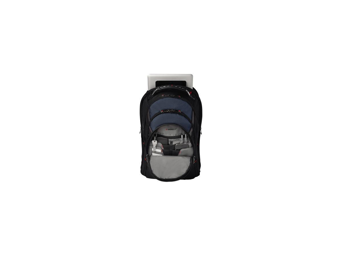 Wenger Businessrucksack Ibex 600638 17Zoll schwarz/blau/grau