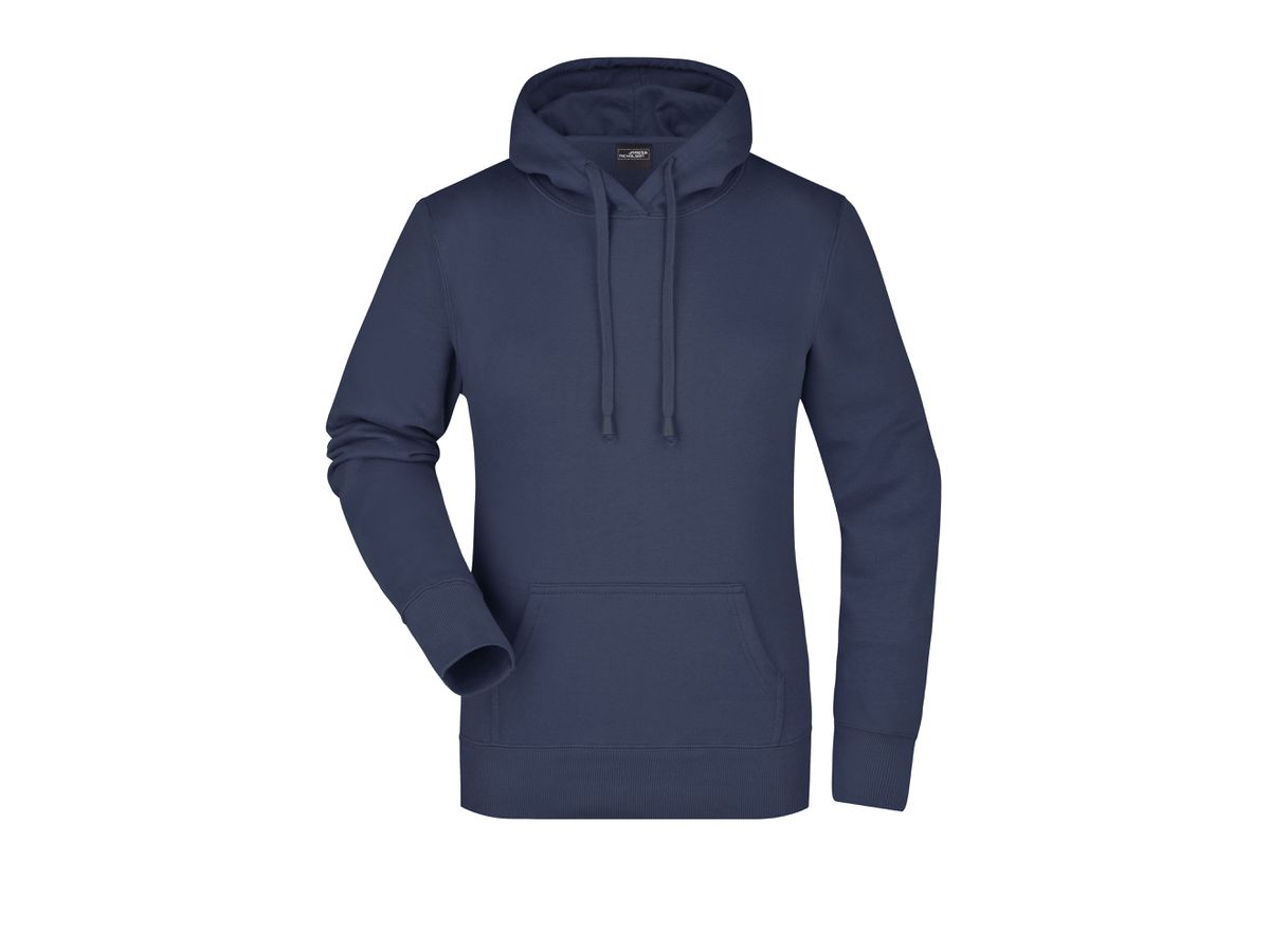 JN Ladies Hooded Sweat JN051 80%BW/20%PES, navy, Größe S