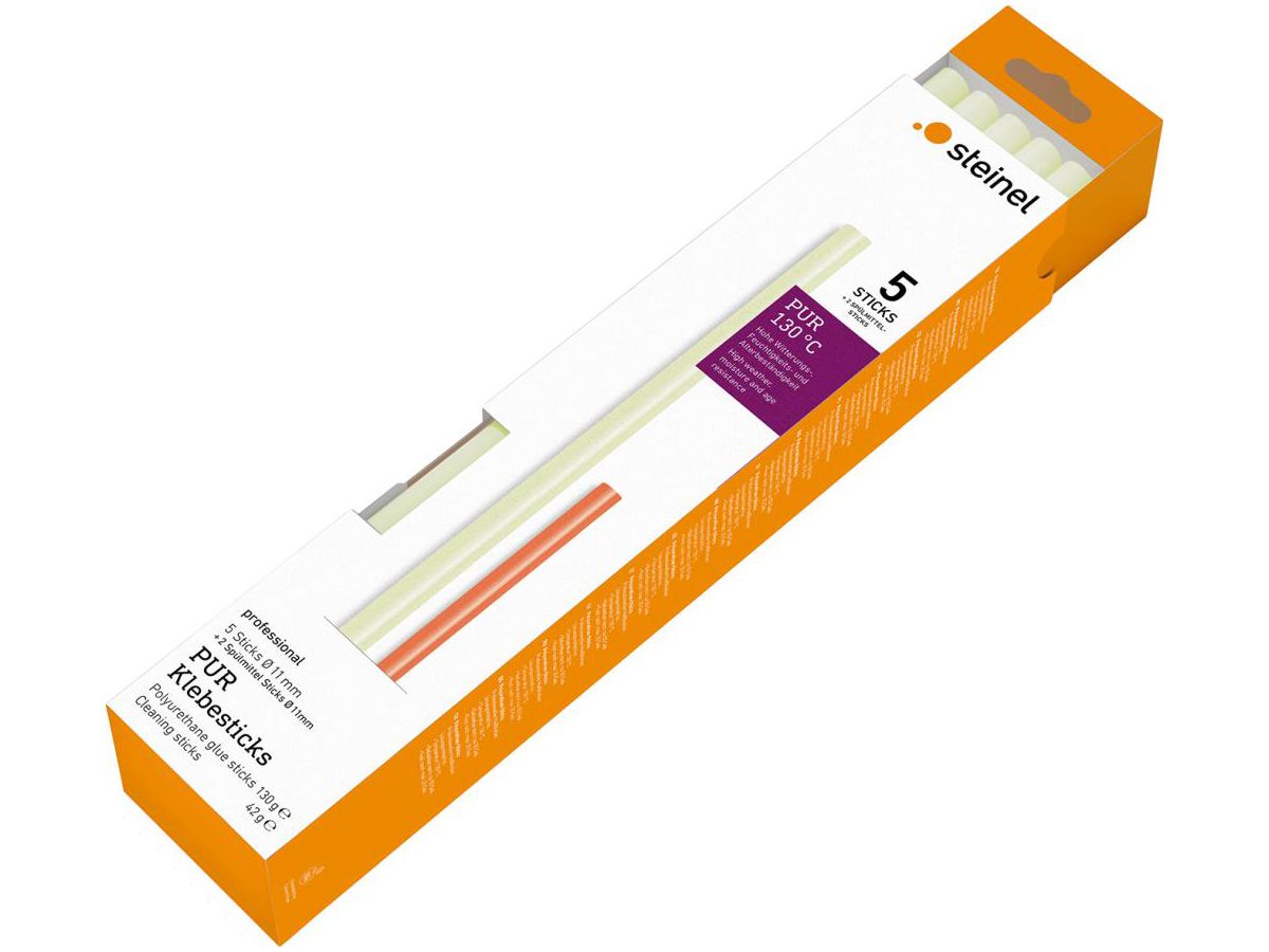 STEINEL Klebestick Starter-Set 5xKlebestik PUR 11 mm, 2xSpülstick