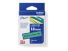 P-touch Schriftbandkassette TZE741 18mmx8m laminiert sw auf gn