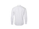 JN Herren Langarm Shirt JN690 white, Größe XL
