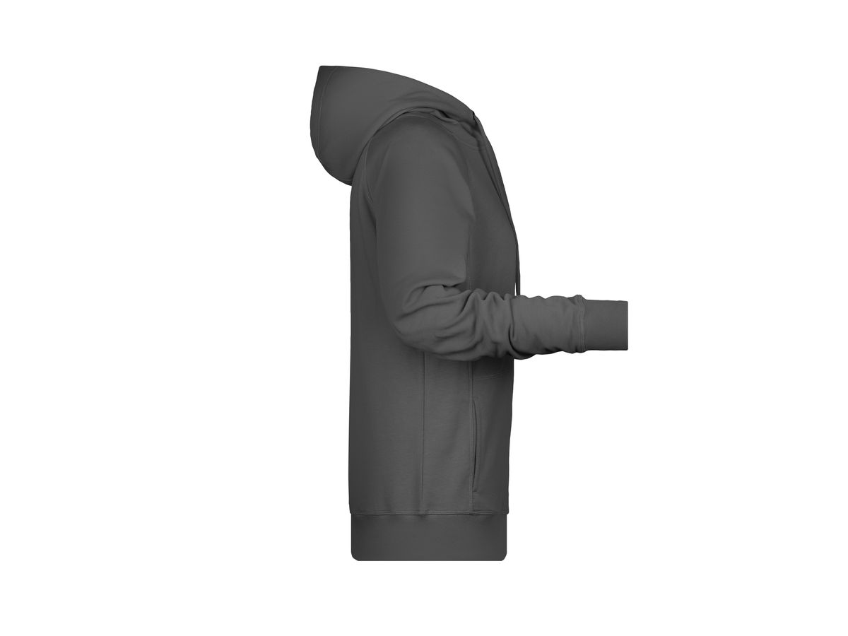 JN Ladies' Hoody 8023 graphite, Größe M
