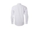 Men's Shirt Longsleeve Poplin JN678 fb. white Größe XXL (45/46)
