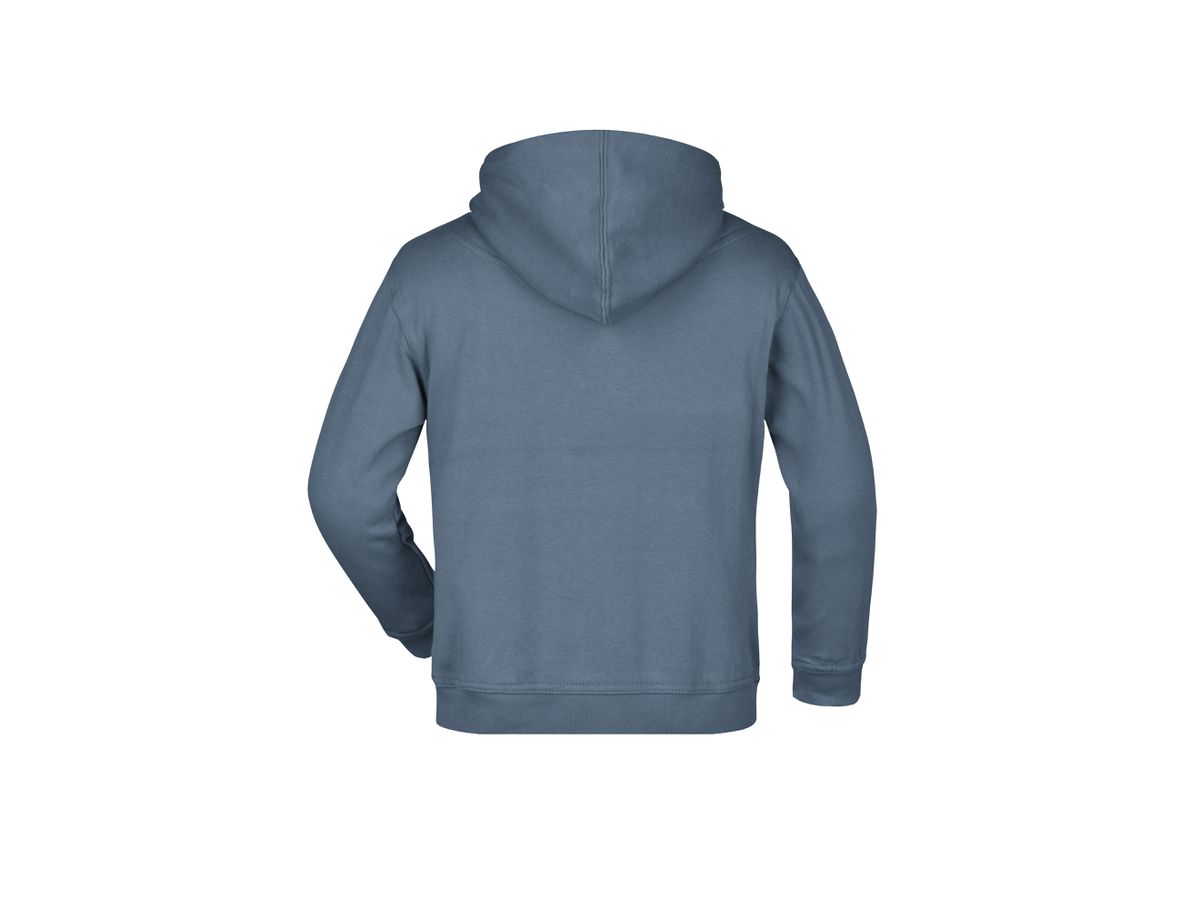 JN Hooded Sweat Junior JN047K 80%BW/20%PES, carbon, Größe XL