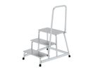 MUNK Alu-Arbeitspodest 3 Stuf. mit Handlauf, starr