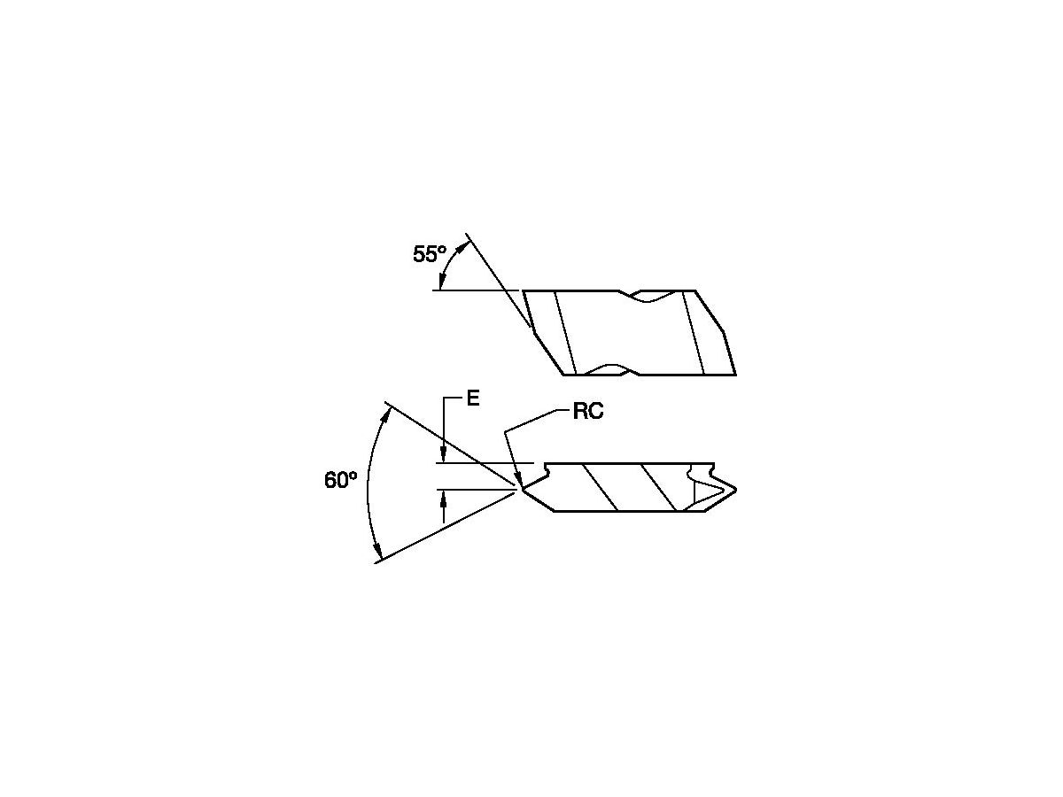 KENNAMETAL NDC3115VR75KC5010 TOP NOTCH GEWINDE-WENDEPLATTEN