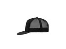 mb 5 Panel Flat Peak Cap MB6207 black/black, Größe one size